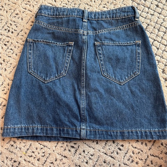 Hollister Classic Blue Denim Mini Skirt - Picture 2 of 3